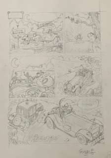 Gervasio, Marco - 1 Original preliminary page - Topolino - #3541 - Fantomius torna a colpire | Catawiki
