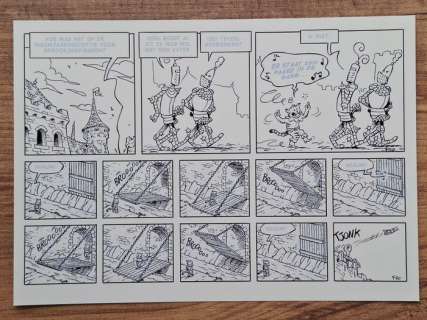 De Decker, Frodo - 1 Demi-page originale - De Ridder - De zatte kat | Catawiki