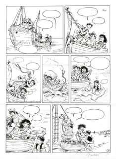 Bosschaert, Jan - 1 Page originale - Sam 10 - Aan de grond - 2008 | Catawiki