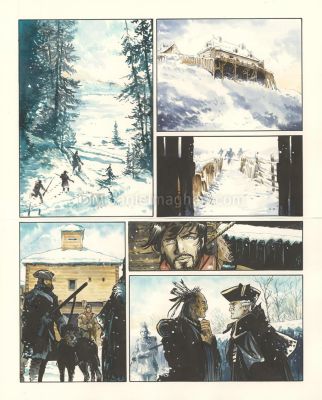 Bernard Vrancken | Nouvelle France, Chapitre I, planche orig | Daniel Maghen