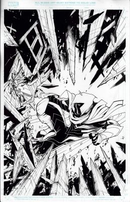 Marc Spector: MoonKnight #5 Cover Art, Gerardo Sandoval Copy | Comix Art Studio