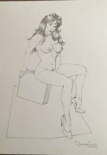 Casotto, Giovanna - 1 Original drawing - In Viaggio | Catawiki