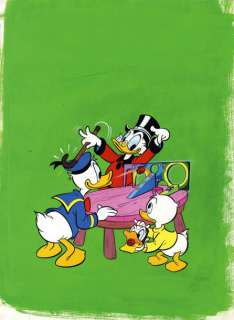 Disney, Walt (Studios) | DISNEY, WALT PICSOU & DONALD LE JEU DE LA GRENOUILLE Illustration orig | Cornette de St Cyr