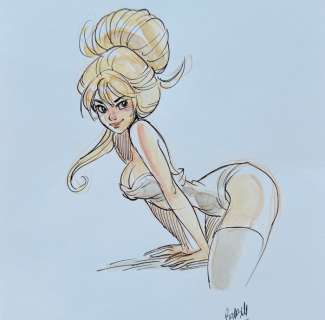 Barbucci, Alessandro - 1 Original colour drawing - Ekhö Monde Miroir - Fourmille en transparence - 2024 | Catawiki