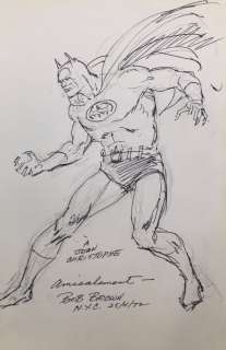 Brown, Bob - 1 Original commission drawing - Batman - 1972 | Catawiki