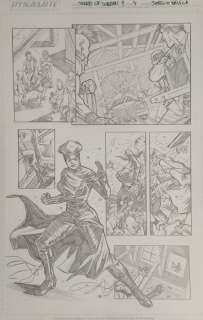Sergio Dávila (Pencil) - 1 Original page - Swords of Sorrow #1, Page 7