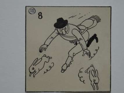 Hergé - 1 Original drawing - 3ème épreuve du Grand Concours Tintin - 1948 | Catawiki