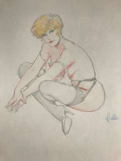 Frollo, Leone - 1 Original colour drawing - Mona Street | Catawiki