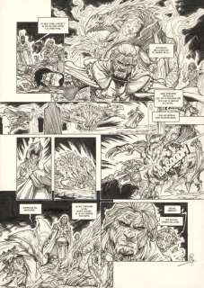 Pierre Denis Goux - Planche originale 44 - Obeyron - Les maîtres inquisiteurs