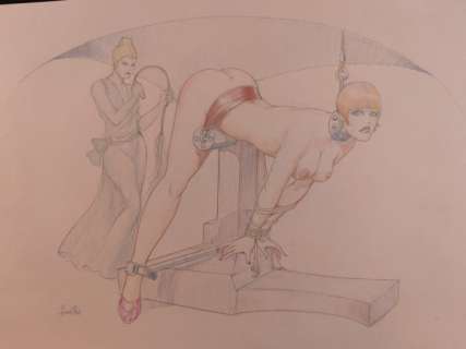 Frollo, Leone - 1 Original drawing - La Punizione | Catawiki