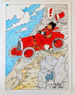 Wasterlain - 1 Original colour drawing - Docteur Poche | Catawiki