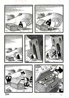 Woodring, Jim | Original page (p.6)  - Frank  - (ca. 1990) | Catawiki