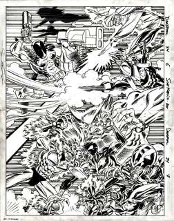 Scott Koblish - Deadpool #34 P 6-7 Dps (Deadpool & Sabretooth Battle Alpha Flight: Aurora, Northstar, Sasquatch, Vindicator, Weapon Omega, Goblyn, & Puck!