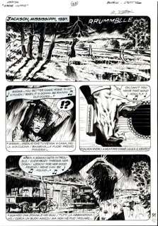 Dotti, Maurizio - 5 Original page - Dampyr #16 - "Delta blues" - 2001
