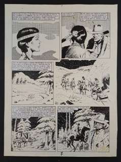 Repetto, Miguel Angel - 1 Original page - El Cobra: L‘Esodo dei Sioux