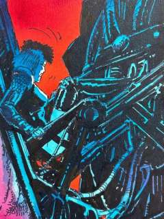 Ezquerra, Carlos - 1 Original colour page - Durham Red - Island of the Damned, The End of The Sun - 1992