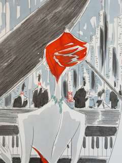 Lapone, Antonio - 1 Original colour drawing - The Roxy Disco Night | Catawiki