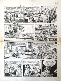 Wasterlain, Marc Original page - Jeannette Pointu - Quatre x Quatre - 1987 | Catawiki