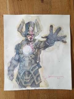 Bill Sienkiewicz - 1 Original colour drawing - Fantastic Four - Galactus - 2025 | Catawiki