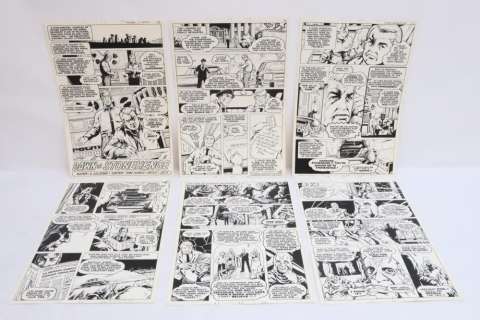 6 original pprove panels of comic strip by Michael Zeck | misc / divers