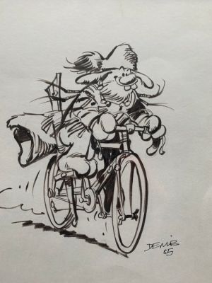 Derib - 1 Original drawing - Les Ahlalàààs - 1985 | Catawiki