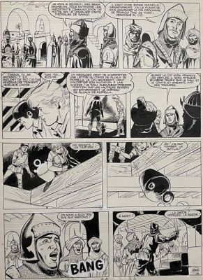 Sirius - 1 Original page - De Timoers - l’Hombre du Cid(Tome17)-De schaduw van de Cid-1963-p 18 - 1963 | Catawiki