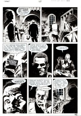 Dotti, Maurizio - 4 Original page - Dampyr #40 - "Vathek!" - 2003 | Catawiki