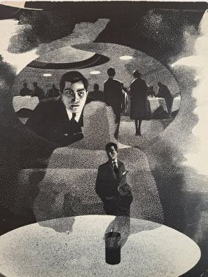 Thole, Karel - 1 Original drawing - "L’Uomo Nell’Ombra" | Catawiki