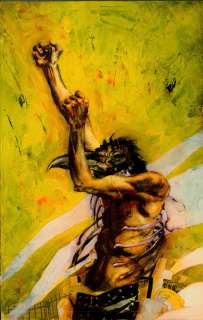 Kent Williams - THE CROW TPB COVER Painting 15 x 23 On PlyWood