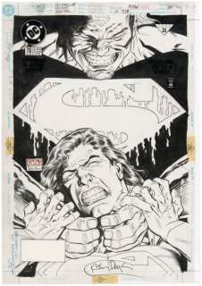 "ACTION COMICS" #713 ORIGINAL COVER ART. | Hake’s
