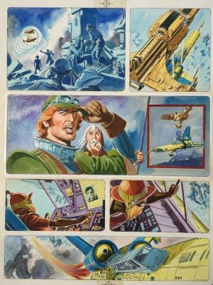 Garcia Lopez, Jose Luis - 1 Original page - Star Raiders - Skrimsh Disobeying Orders - 1983 | Catawiki