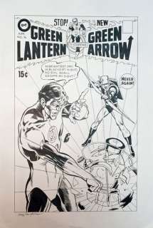 McLaughlin, Frank | Recreation of Original Cover  - Green Lantern no. 76 | Catawiki
