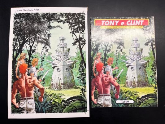 Riboldi, Enea - Original cover - Tony e Clint - Totem | Catawiki