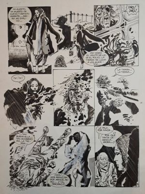 Trigo, Gustavo - 1 Original page - La Tierra se lleva a Los Muertos… | Catawiki