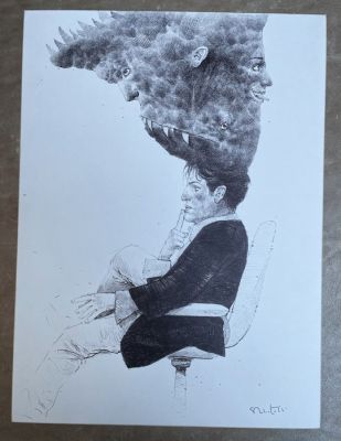 Robustelli, Giovanni - Original drawing - Dylan Dog - 2011 | Catawiki