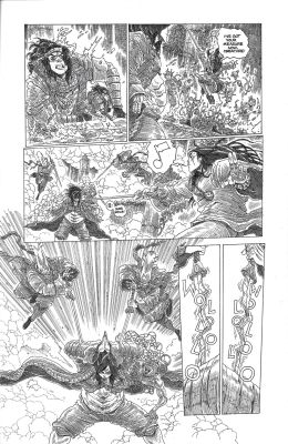 James Stokoe | Orphan and the Five Beasts: Bath of Blood Issue #3, Page 16 | Marley Zarcone / James Stokoe