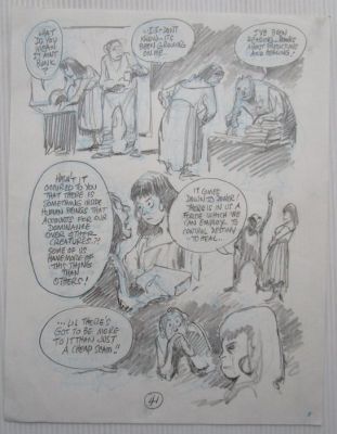 Will eisner - Original Sketch Page (p.44) The power - Invisible people - 1 croquis original - 1993 | Catawiki