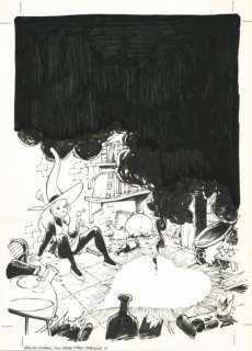 Clarke. Illustration originale Mélusine | BDEnchères