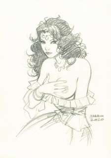 Marini. Illustration originale Méjaï | BDEnchères