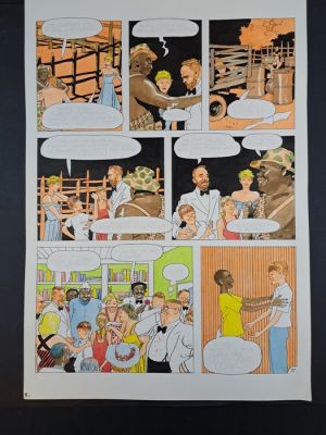 Micheluzzi, Attilio - 1 Original colour page - Nel Nome dell’Arca | Catawiki