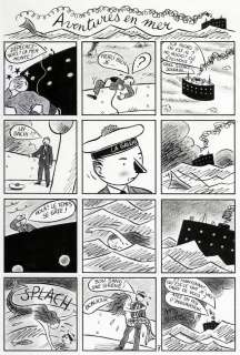 Stanislas - Lot 605 - Le Galérien, planche n°7 Ã  l‘encre de Chine et…