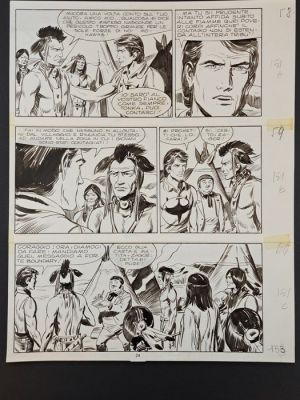 Ferri, Gallieno - 1 Original page - Zagor | Catawiki