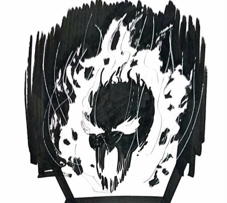 JHB (Julien Hugonnard-Bert) - 1 Original drawing - Ghost Rider - 2011 | Catawiki