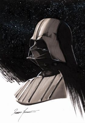 Mucciacito, Francesco - 1 Original drawing - Star Wars - Darth Vader - 2025 | Catawiki