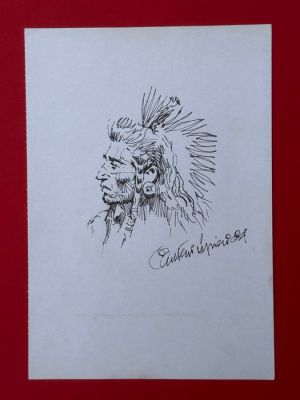 Paolo Eleuteri Serpieri - 1 Original drawing - Lakota - Western - 1984 | Catawiki