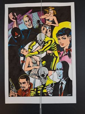 Camarda, Larry - 1 Original colour drawing - Kriminal - Omicidio al Riformatorio | Catawiki