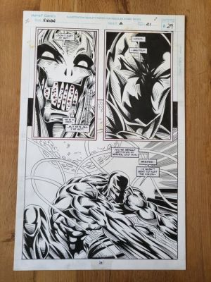 Manny Clark - Original page - Marvel-Vision-incl. Ultron - Iss. 2 pg. 21 - 1994