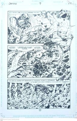 John Byrne - 1 Original page - Orion, Justice League, Darkseid - Jack Kirby’s Fourth World Vol 1 #9 - 1997 | Catawiki