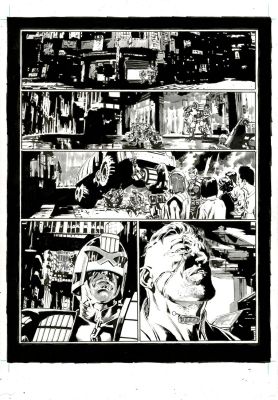 2000AD #2467 p.06 - "Hello, Dredd..." | Comic Book Art Gallery
