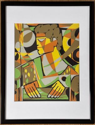 Caza (Philippe Cazaumayou) - 1 Gouache - Oeuvre de jeunesse - 1960 | Catawiki